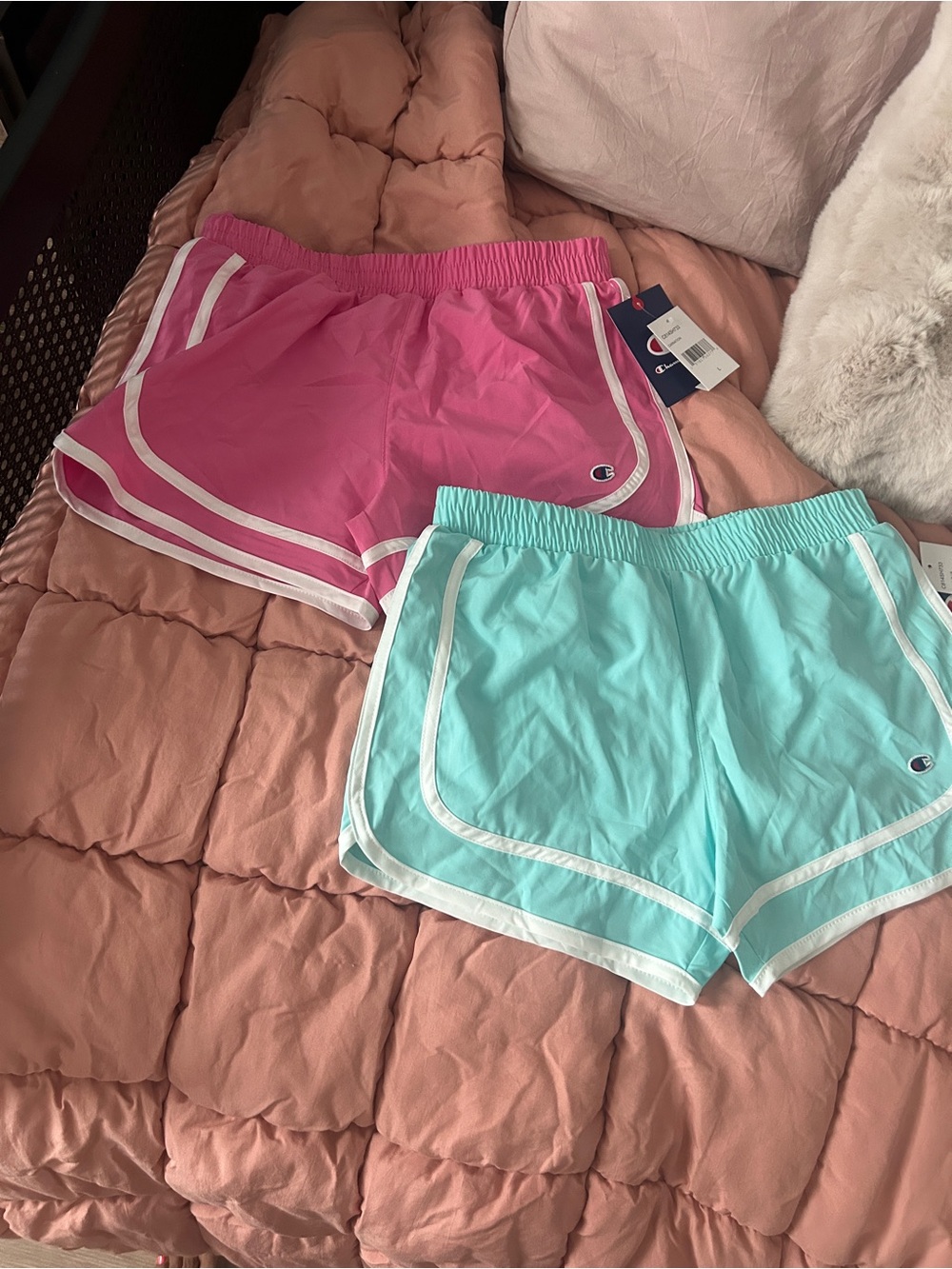 NWT Champion shorts girls lg fit women xs